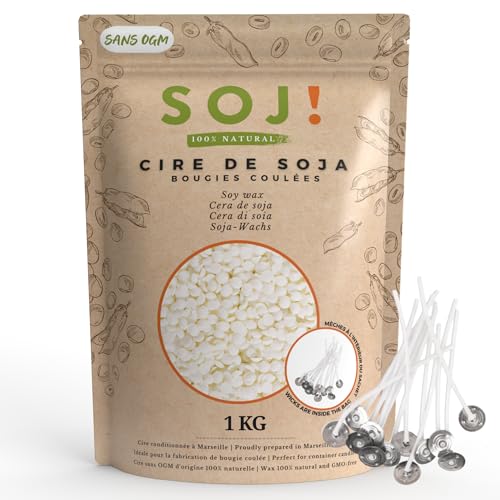 Soj Cire de Soja 1KG Marque Française