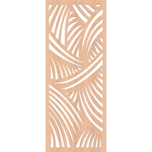 Image of 13 3 /8 inchW x 34 3 /8 inchH x 3 /8 inchT Chester Decorative Fretwork Wood Wall Panels, Alder