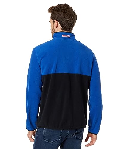 Image of vineyard vines Color-Blocked Harbor 1 /4 Snap