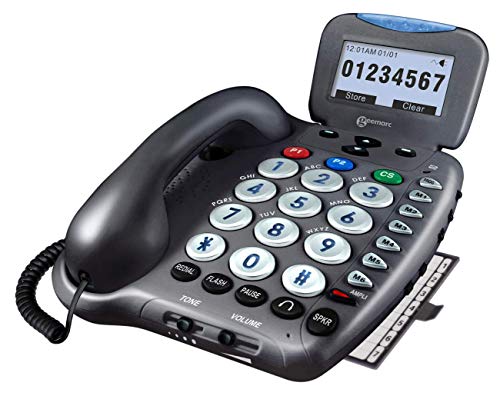 Geemarc Ampli550 Amplified Phone — Up to 55 dB amplification with talking caller ID and a talking keypad for severe hearing loss.
