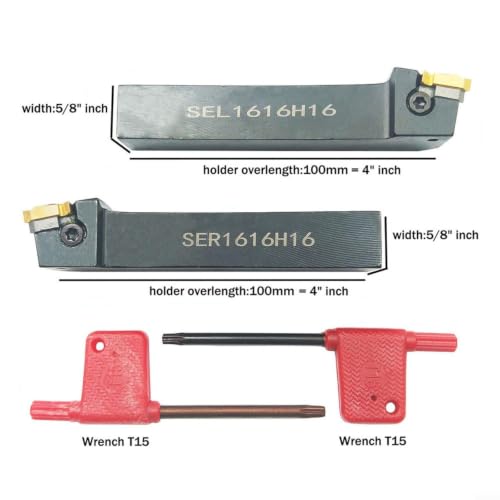 Soportes SEL1616H16 y SER1616H16 de acero para herramientas 40MoCr 7