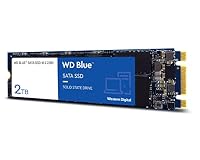 WD Blue SATA SSD M.2 2280 2 TB (interne SSD, hohe Zuverlässigkeit, Lesevorgänge bis zu 560 MB/s, stoßsicher und WD F.I.T. Lab-zertifiziert) – Ansicht 2