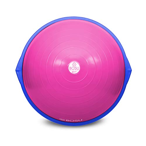 Bosu 72-10850 Home Gym Equipment The Original Balance Trainer 65 cm Diameter, Pink & Blue