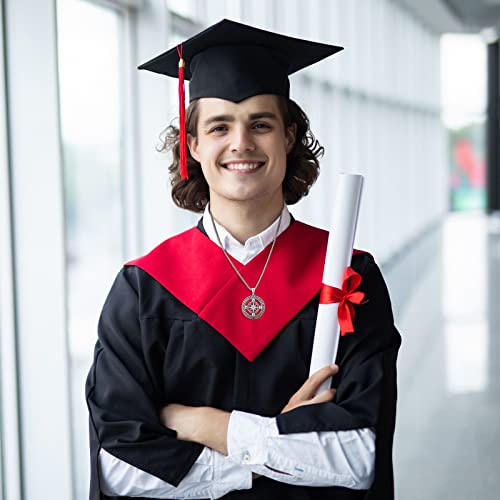 Peeshow Graduation Gifts For Him 2023, S925 Sterling Silver Plated Compass Necklace For Men Boys, Senior High School College Graduation Gifts For Son Grandson Friends Classmates Brother Boyfriend, Mens Jewelry Gifts For 2023 Graduates(3Mm Rolo Chain 24 Inches) #TOP1