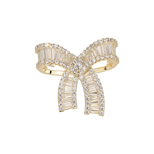 Qeehir Bow Brooch,Brooch Pins For Women Fashion Ladder Square Bow-Tie Crystal Rhinestones Brooches For Crafts Christmas Pins Decoration With Jewelry Box Gift For Women Girls #TOP9