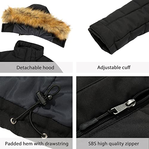 Wantdo Women's Waterproof Ski Jacket Windproof Snowboarding Jacket Mountain Winter Clothing Black Xl #TOP3