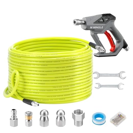 200 FT Sewer Jetter Kit for Pressure Washers