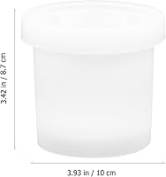 Vista 5 de Moldes de silicona, 1 juego de moldes para maceta, cilindro, molde de silicona, posavasos redondos, molde de silicona, molde de platillo de resina