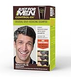 Just for Men Control GX Grey Reducing Shampoo, Gradual Hair Color with Keratin for Stronger Thicker and Healthier Looking Hair, 4 Fl Oz - Pack of 1 (Packaging May Vary)