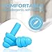Noise Cancelling Ear Plugs for Sleeping and Snoring by AUVIS (2 Pack) - Soft Silicone Reusable Earplugs Sound Blocking