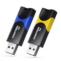 8 GB USB 2.0 Stick 2-Pack, KOOTION USB Memory Flash Drive USB 2.0 Stick 8 GB Thumb Drive USB Drive with LED Indicator for Data Storage Jump Drive (2Pack Mixcolor)