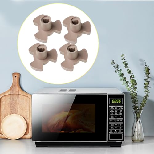 Microwave Turntable Coupler,4 Stücke Koppler für Plattenspieler Mikrowelle Drehkreuz,Mikrowellen-Drehscheibe Koppler,für Ersatz Antriebsteil mikrowellenherd
