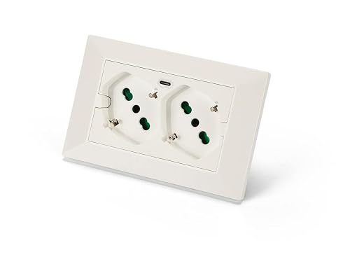 FANTON 421000 Multipresa universale da incasso OPERA/PLA doppia presa bipasso