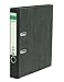 Produktbild ELBA 100555311 Recycling-Ordner Wolkenmarmor schmal 5 cm breit DIN A4 schwarzer Rücken Grüner Balken Ordner Blauer Engel zertifiziert