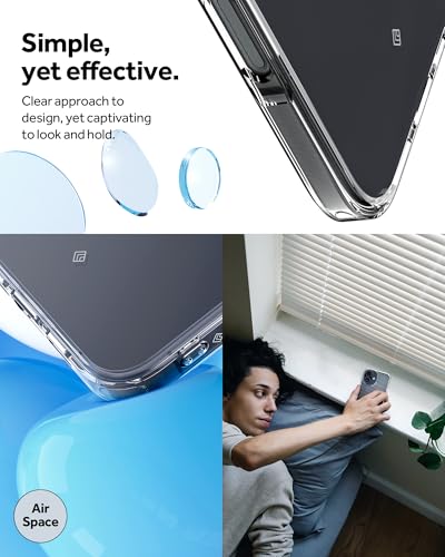 Image of Spigen Caseology Quartz Crystal Case for iPhone 16, Crystal Clear