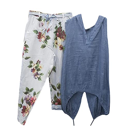 Plus Size Two Piece Outfits For Women Sweatsuits For Women Set 2 Piece Plus Size Round Neck Black One Piece Jumpsuit Wide Leg Yoga Pants Leggings Streetwear Womens Summer Jumpsuits #TOP10