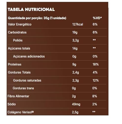 True Protein Bar Chocolate Meio Amargo 9G - Barra Tâmara 12Uni