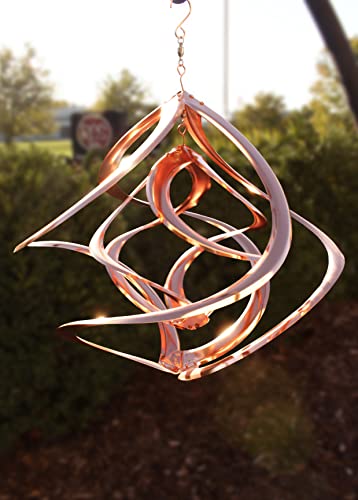 Red Carpet Studios Cosmix Copper Double Wind Sculpture, Medium (31055), 17 Inch #TOP4