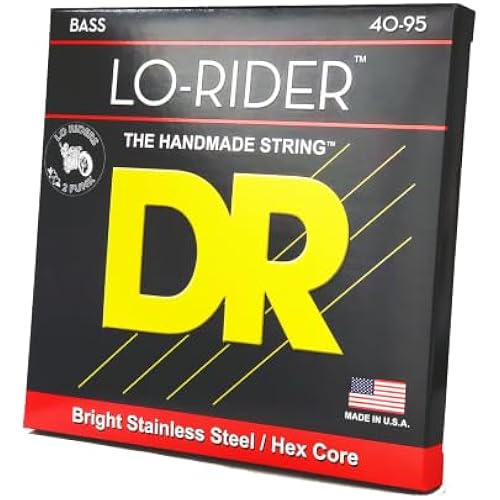 DR Strings Lo-Rider Electric Bass Guitar Strings