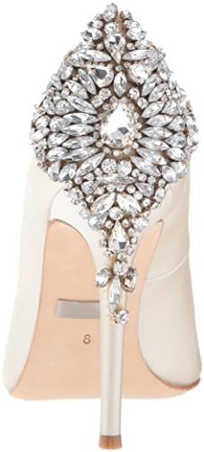 Badgley Mischka womens Gorgeous Dress Pump, Ivory, 8.5 US | Image 2