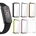 ECSEM Screen Protector Compatible with Fitbit Luxe Case Soft TPU Protective Case Ultra-Thin Bumper Shell All-Around Cover for Fitbit Luxe Watch(6Pack)
