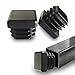 OGC (10 Pack) - 1 Inch Square Tubing for Plastic Plug Cap Cover Tube Durable Chair Glide Insert Finishing Plugs