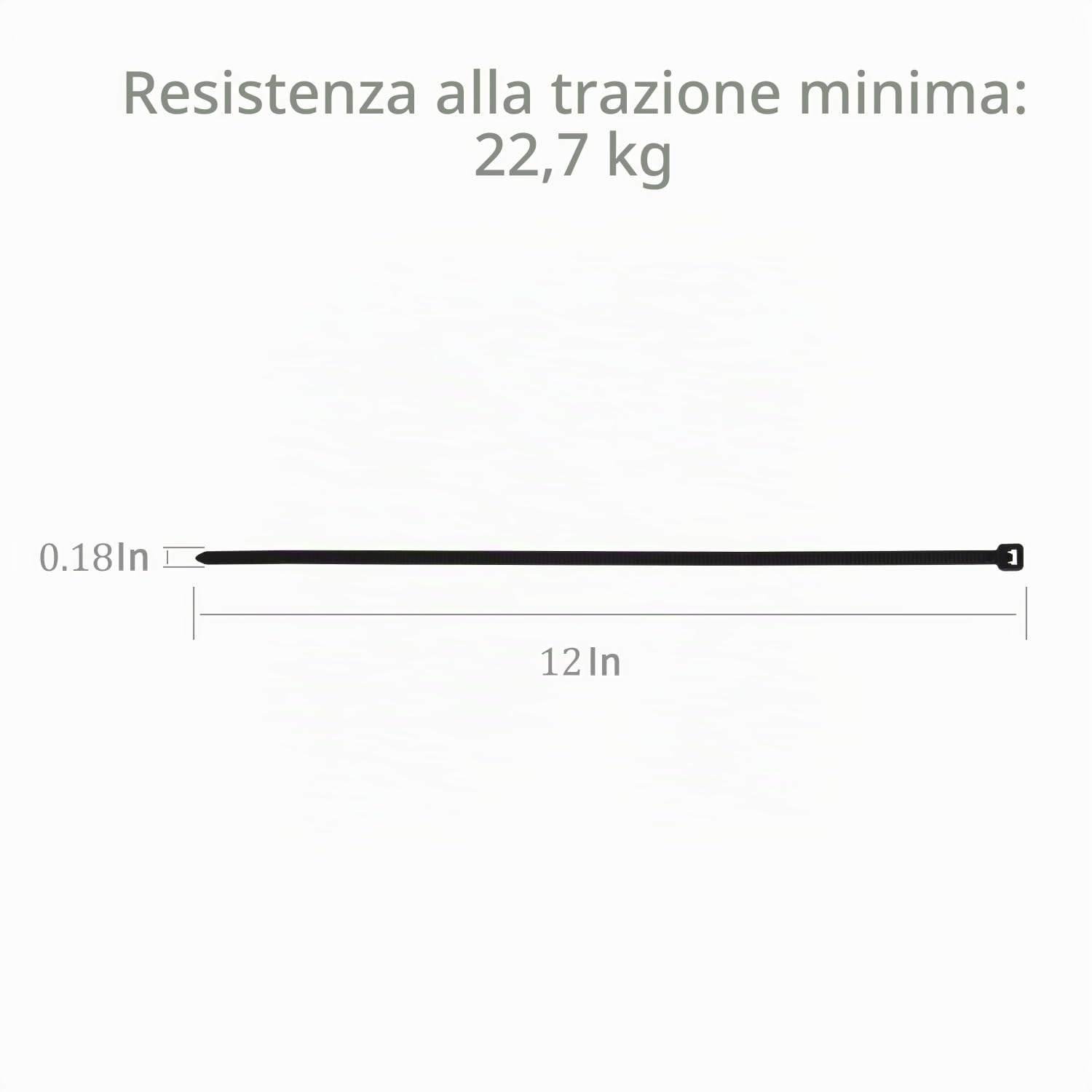 XINGO Confezione da 1000 Nere Fascette plastica di Qualità per Uso Industriale, 300 mm x 4,8mm, Fascette in Plastica Regolabili Multiuso per Uso Interno ed Esterno