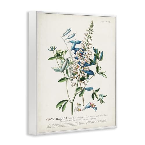 'Flowers And Leaves Vintage Design'| Framed Giclee Art by Stupell Industries - Used condition - Image 2