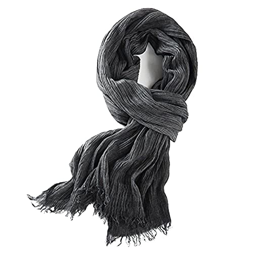 Visdea Winter Keep Warm Cotton Scarf Men (Blue) #TOP7