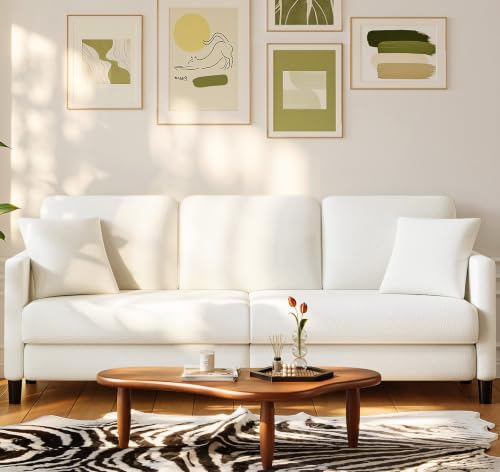 Welzona Teddy Sofa Couch 83", Comfy Couches for Living Room, Loveseat Sofa