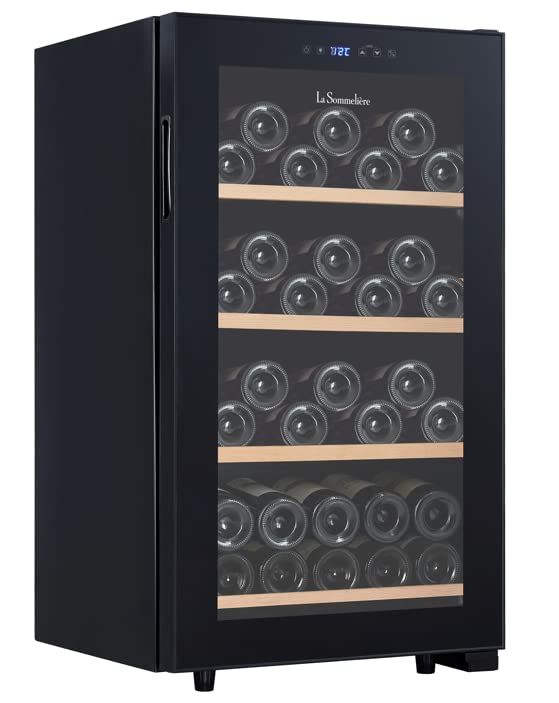 Cave à vin de Service LS52BLACK - 52 bouteilles - La Sommelière - Contrôle Tactile - Fonctionnement Silencieux et Sans Vibration