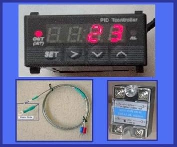 1/32 Mini PID Temperature Controller SSR J Type Thermocouple fr Espresso Coffee Brewing