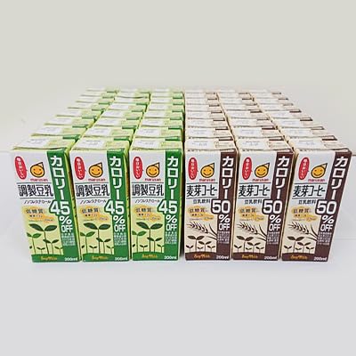 カロリーオフ豆乳200ml(調製豆乳・麦芽コーヒー)よりどり2ケースセット