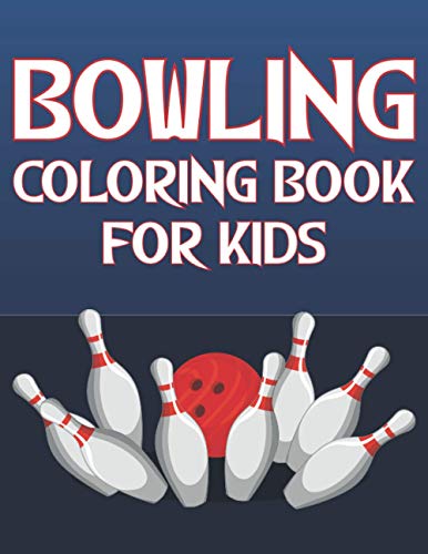 Bowling Coloring Book For Kids: Fun Bowling Sports Activity Book For Boys And Girls With Unique Illustrations of Bowling image 3