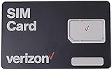 100 Pack of Verizon Wireless 4G LTE SIM Cards - Triple Cut All 3 Sizes (3-in-1), Nano/Micro/Standard...