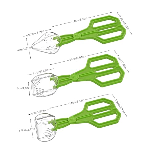 Alimentador de grilos para répteis, pinças de alimentação de cobras,Ferramenta de manuseio de clipes