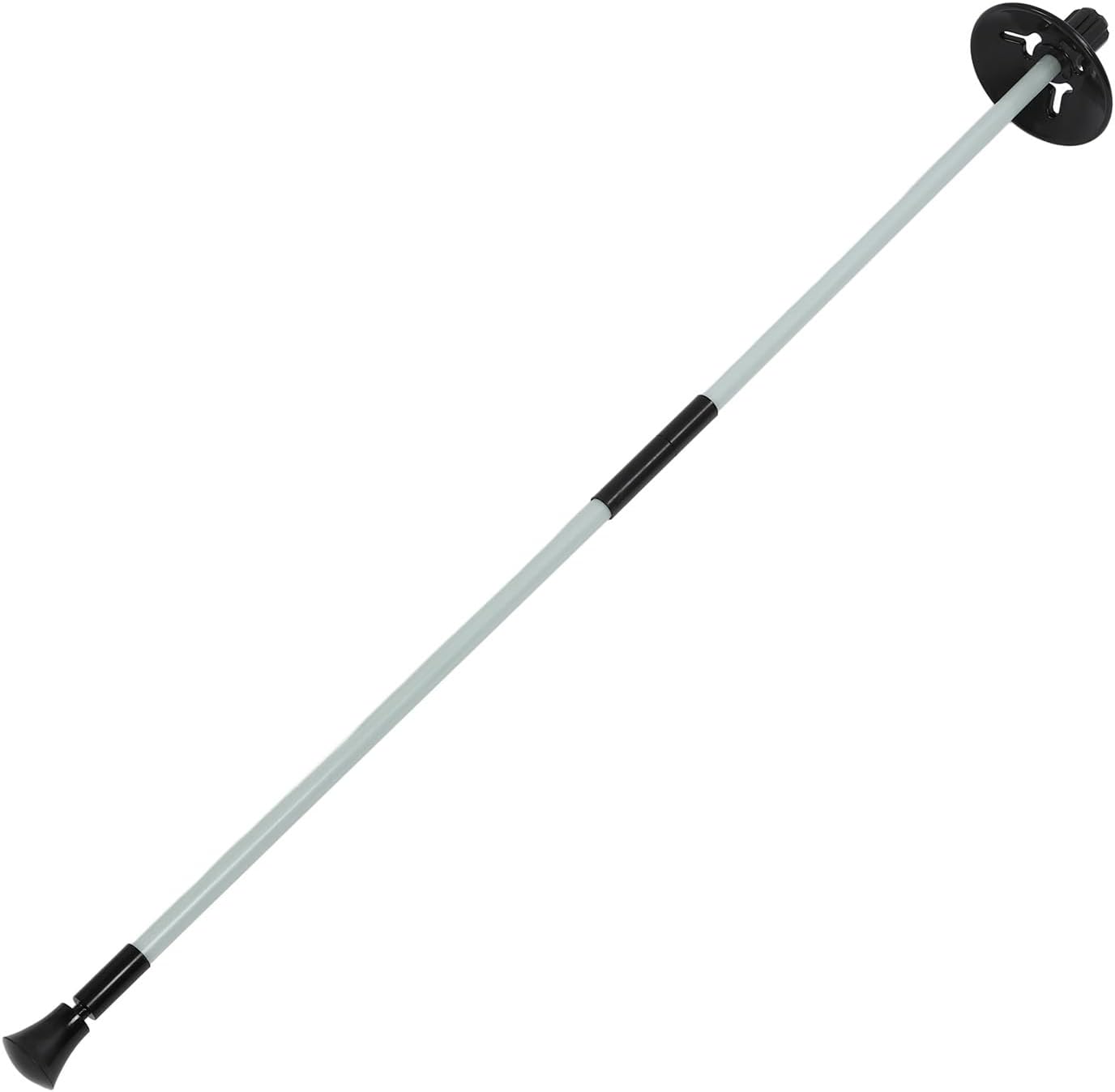 3PCS Golf Flagstick, Nylon Fiberglass 2 Section Putting Green Flagpole, Portable Design for Practice, with Ball Retrieval Base, Black and White Striped, sturdy and Long Lasting