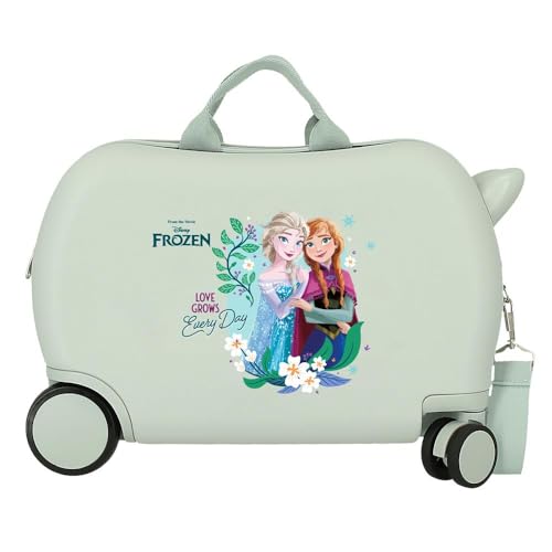 Valise enfant Reine des Neiges Disney par Joumma | Bagage rigide menthe 45cm