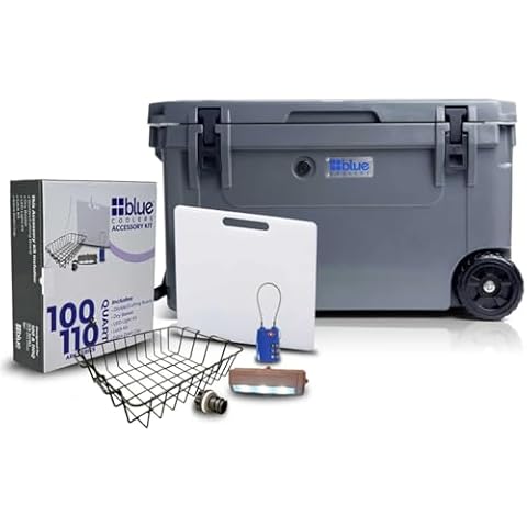 110 Quart Gray Wheeled Cooler with Accessory Kit … Cover
