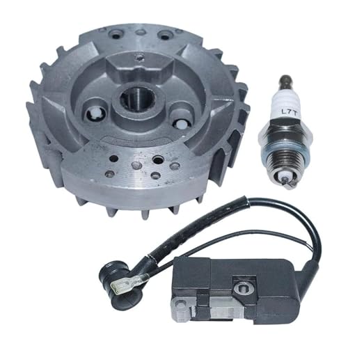 Bobine d'allumage et volant moteur pour réparer une tronçonneuse 52cc