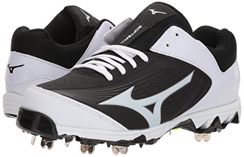 Mizuno Women's Swift 5 Fastpitch Cleat Softball Shoe, Black/White, 7 B Us #TOP6