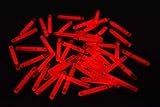 DirectGlow 1.5 inch Mini Glow Sticks (Red, 100 Count)