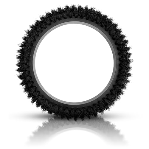 FIX ZHANG 237049 Black Nylon Carpet Brush Replacement for Oreck Commercial ORB550MC, ORB600MW, ORB700MC Orbiter Floor Machines,12' Diameter, 0.012' Bristle Diameter