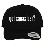 got Xanax bar? - Embroidered Yupoong 6245CM Dad Hat | Baseball Cap for Men and Women | Modern Cap in Metal Closure and Pre-Curved Bill | Black | One Size