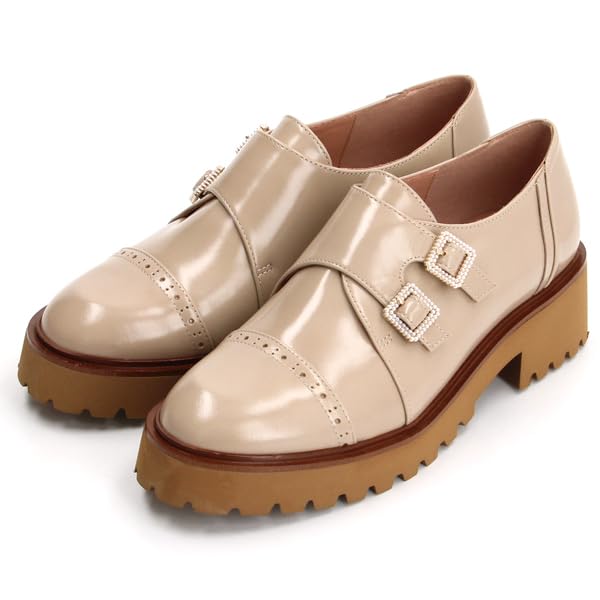 LANVIN COLLECTION ダブルモンク ブルー レザー 27 Amazon | [ランバン オン ブルー] 厚底モンクストラップシューズ