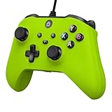 IWGAME Wired Controller for X-BOX-ONE,Compatible with X-BOX One&One S&X, X-BOX Series S&X, PC, IOS, Android Platforms, Gamepad with 3.5mm Audio Jack/Dual Vibration, Support Turbo Function,(Green)