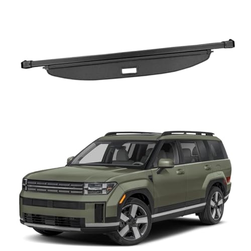 July Auto Parts Rear Trunk Shield Security Cargo Cover Luggage Shade for Hyundai Santa Fe 2024 2025