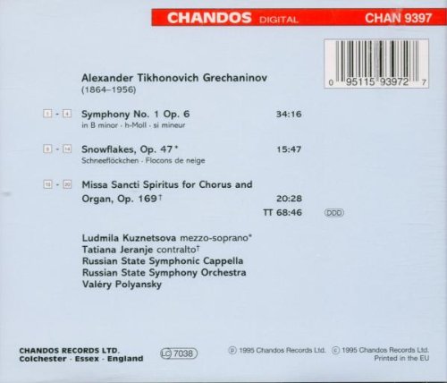 Miniatura 2 de Grechaninov Symphony No1  Snowflakes