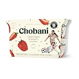 Chobani® Non-Fat Greek Yogurt Strawberry on the Bottom 5.3oz 4-pack