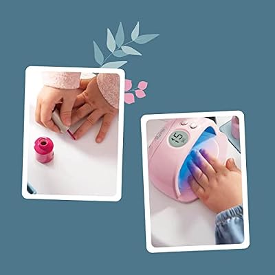 Smoby Toys - My Beauty Nail Studio (6 Pieces) - Manicure Set for Children from 3 Years with Light & Sound Effect